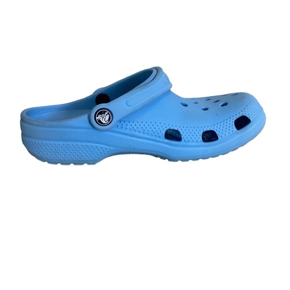 Crocs Women's size 7 Blue water sandal shoe men’s size 5 clog casual slip on - Picture 6 of 9